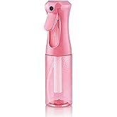 HPPFFY Continuous Spray Bottle, 6.8 OZ Hair Spray Bottles, Ultra-Fine Mister Spray Bottle for Hairstyling, Cleaning, Plants, 