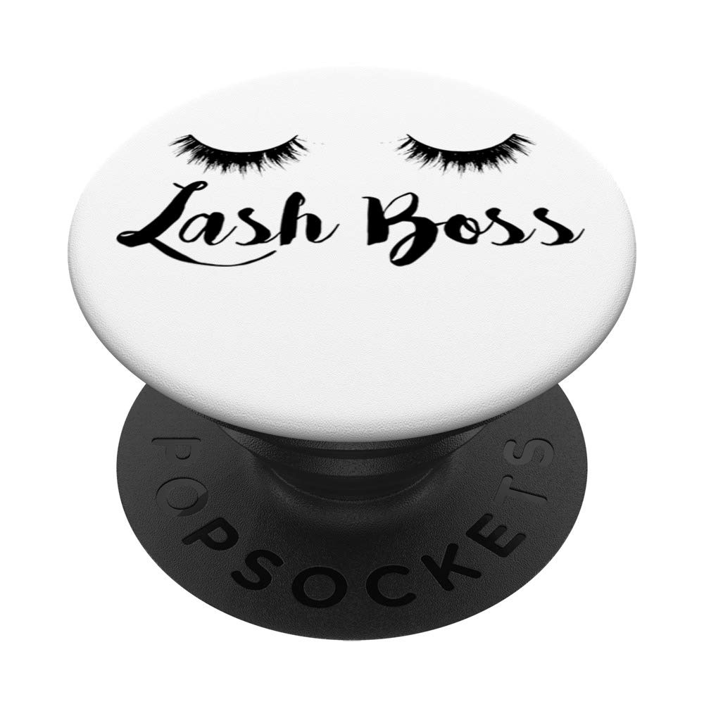 Lash Boss Eyelash Extensions Lashes PopSockets PopGrip: Swappable Grip for Phones & Tablets