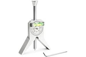 Pipe Center Finder Locator Tool, 4" Y Base Stainless Steel with Bubble Protractor Adjustable Marker for Welding, Plumbing & P