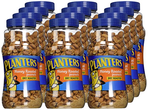 PLANTERS HONEY ROASTED PEANUTS 16 OZ (PACK OF 12)