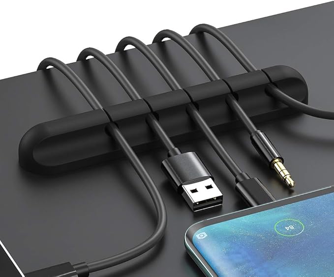 Cord Organizer Desk Kit(26 Pack) Cable Holder and Reusable Cable Ties