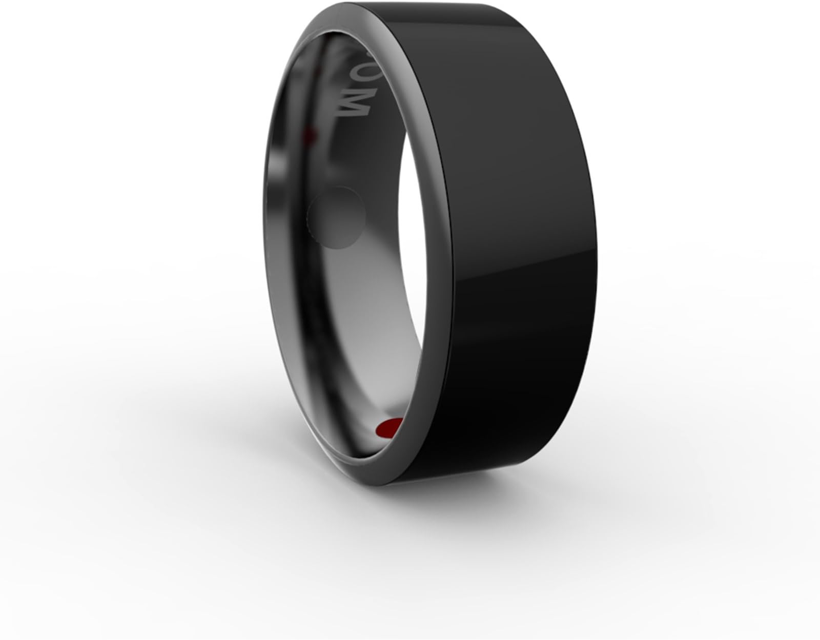 PURROMM Smart NFC Multifunctional Ring for Android Windows Phones Payment Black Titanium Jewelry,8