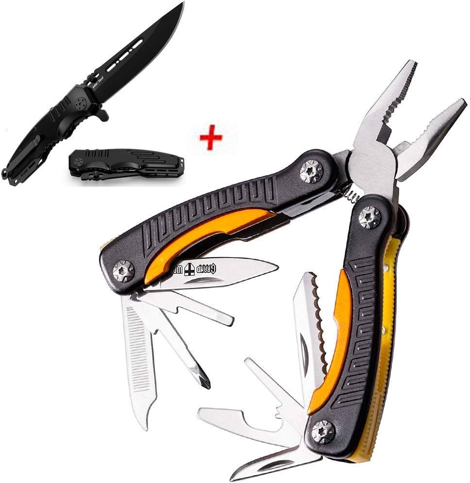 Mini Multitool Knife 12 in 1 Small Pocket Multi Tool with