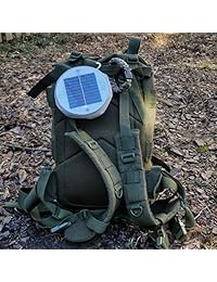 Altavoz Bluetooth inalámbrico portátil eFlatable con alimentación solar, luces LED multicolor compatibles con todos los smartphones