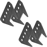 4 Pack Adjustable Weld-On 4-Link Axle Brackets for Off-Road Chassis Frame | Fits 2" Cross Member