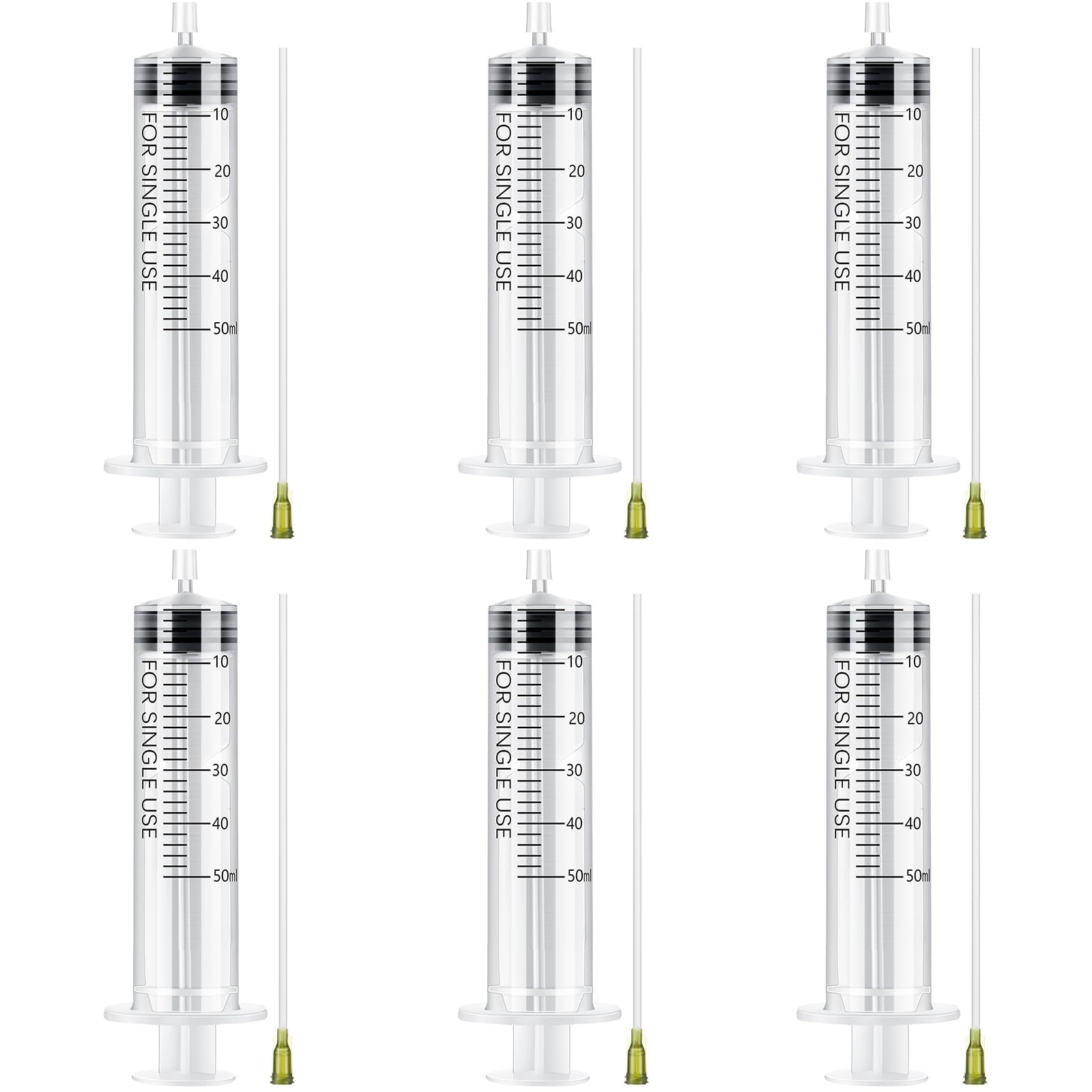 Photo 1 of Geiserailie 6 Packs Perfume Refill Tools Kit with Soft Plastic Tube Small Dispenser for Liquid Perfume Decanter Kit Extractor for Refillable Liquid Dispensing and Measuring(Clear,50ml)