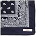 Soophen Paisley One Dozen Cowboy Bandanas (Navy Blue 22 X 22 in , 12-Pack)