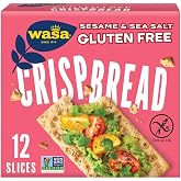 Wasa, Gluten Free Sesame &amp; Sea Salt Crispbread, Net wt. 6.1 Oz (Pack of 1)