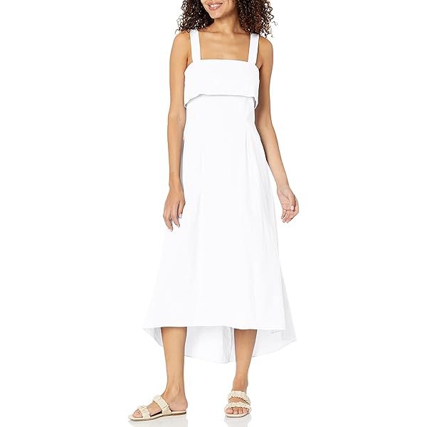 Theory Women's Volume Dart Dress, White, 0 at Amazon Women's Clothing store