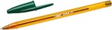 BIC Cristal Fine 0.8mm Green Pens Box 50 view 3