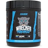 Wrecked Pre Workout Powder, Advanced Formula, Boosts Energy, Focus, Pumps & Performance, 10g L-Citrulline, 6.4g Beta Alanine, 5g Tyrosine, 1g Alpha GPC, 375mg Fast-Acting Caffeine & More (40 Servings)