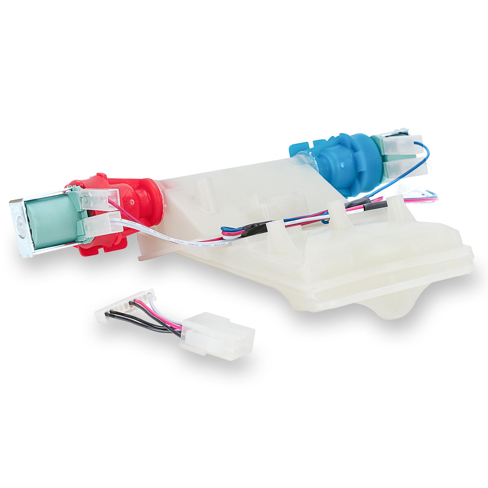 Photo 1 of FOMIUZY Washer Machine Water Inlet Valve Cold & Hot Part Fit Amana Inglis Roper NTW4516FW3 NTW4516FW2 RTW4516FW2 NTW4516FW4 NTW4655EW1 WTW4816FW3 NTW4665GW0 Replaces W11210463 W11101906 W10869803