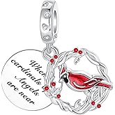 LUXILLA Love You Best Friend Grandma Wife Heart Charm 925 Sterling Silver Charms Fit for Bracelets Necklace Jewelry Gift for Women