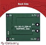 AZDelivery 3x PCB Protection Board 25A 3S Li-ion Battery Charger BMS HX-3S-FL25A view 3
