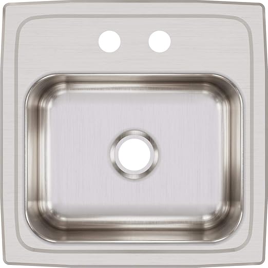 Elkay Lustertone Blr15602 Single Bowl Top Mount Stainless Steel