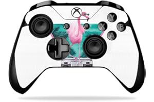 MIGHTY SKINS MightySkins Skin Compatible with Microsoft Xbox One X Controller - Miami Flamingo | Protective, Durable, and Unique Vinyl Decal wrap Cover | Easy to Apply, Remove, and Change Styles | Made in The USA