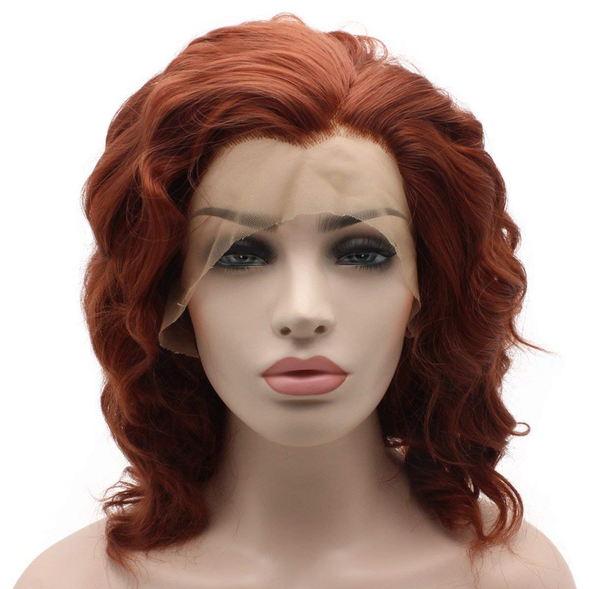Amazon Com Iewig Shoulder Length Synthetic Lace Front Burgundy