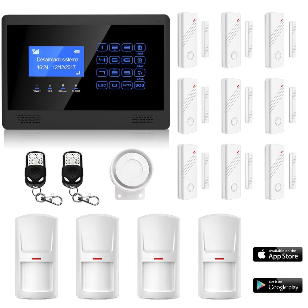 Eray MBX Sistema de Alarma GSM Inalámbrica Servicio  Garantía Antimanipulación Pantalla
