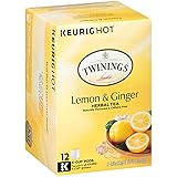 Twinings Tea K-Cups, Lemon & Ginger Tea - Wellness