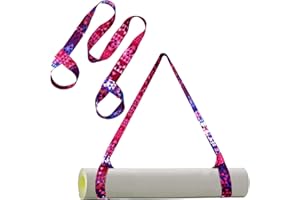 Yoga Mat Strap, Adjustable Yoga Mat Shoulder Straps, Yoga Mat Straps for Carrying, Tighten Yoga Mat Sling Stretching Band