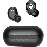 Raycon Everyday Classic Bluetooth Wireless Earbuds + Microphone with Active Noise Canceling, Sweat & Water-Resistant Earphones, Ear Buds Wireless Bluetooth 32 Hours Playtime (Black)