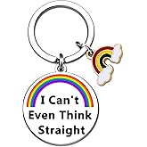 UIWIHHP Rainbow Keychain Lesbian Pride Gifts Lgbtq Valentines Day Gift for Boyfriend Girlfriend Couple Gay Gifts for Men Transgender Stuff Gay Pride Accessories Lesbian Stuff Lgbtq Wedding Gift Ideas