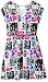 STAR WARS Big Girls Dress with Belt, Multi, M-8/10