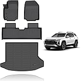 KELCSEECS® Floor Mats & Cargo Liner for 2026 2025 Chevy Equinox(Not Fit EV)/2026 2025 GMC Terrain All Weather GMC Terrain Car Mats Trunk Liner Trunk Mat Chevrolet Equinox Floor Mats Accessories