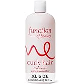 Function of Beauty Curly Hair Conditioner, XL - Sulfate-Free Conditioner for Natural Curls & Bounce - Curl Defining, Hydrating & Moisturizing with Shea Butter - Dry & Dull Hair Care Products