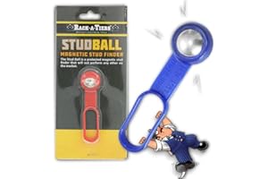 Rack-A-Tiers Stud Ball - Magnetic Stud Finder, Stud Detector, Stud Magnet, Detect Nails, Screws, & Metal Through Drywall, 27 