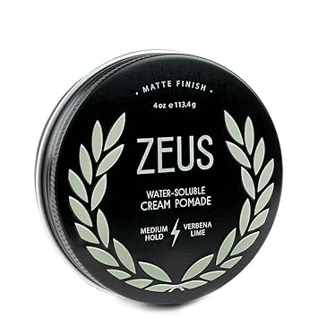 Buy Zeus Cream Hair Pomade For Men Matte Finish Medium Hold 4oz