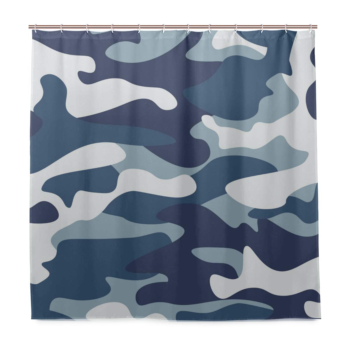 Amazon Com Shower Curtains Waterproof Camouflage Bathroom Curtain
