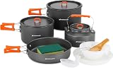 Odoland Camping Cookware Set Non-Stick Lightweight Mess Kit for 4-6 view 2
