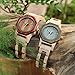 Womens Watches Wooden Analog Quartz M25 Wrist Watch Full Wood Band Wood Watch for Women