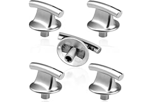 74007918 Burner Knobs (5PCS) - Compatible with Jenn-Air JEC8536ADF, JEC8430ADF, for Whirlpool WP7737P245-60 - Replacement Kno