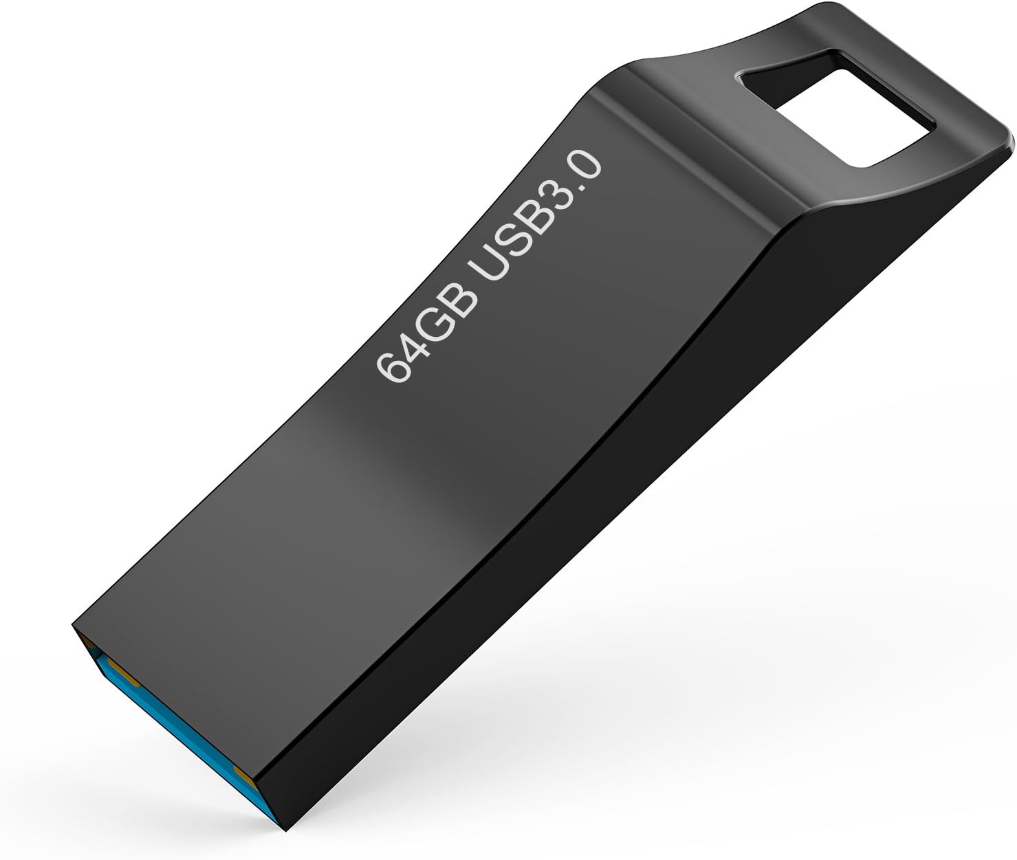 Aiibe 64GB USB 3.0 Flash Drive Pen Drive Metal Memory Stick Black