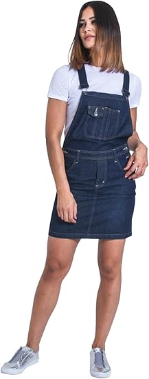 short dungaree skirt