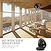 Mini IP Camera, Night Vision 720P HD Home WiFi Wireless Security Surveillance Camera System with Motion Email Alert/Remote Monitoring (Black)