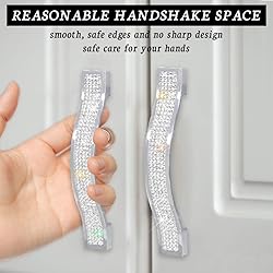 SAVORI Drawer Pulls Handle Bling Crystal Dresser