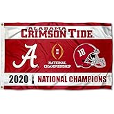 Alabama Crimson Tide National Football 2020 Champions 3x5 Grommet Flag