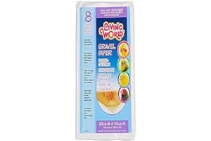 Living World Gravel Paper 9-1/2-Inches x 15-3/4-Inches, 8-Pack
