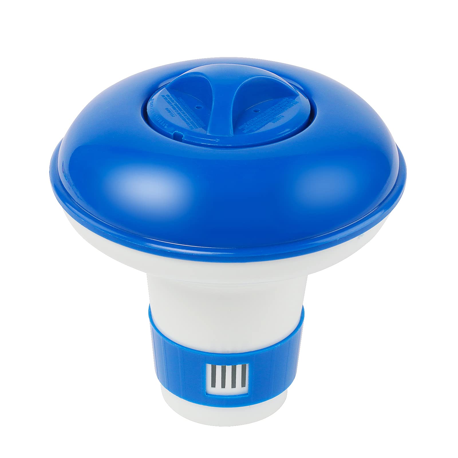 ACHANFLY 5 Inch Removable Floating Tablets Dispenser for Hot Tub & Pool Chemicals, Adjustable Chlorine Tablets Granules Floater