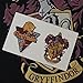 Harry Potter Gryffindor House Crest Youth T Shirt & Stickers (Large) Black
