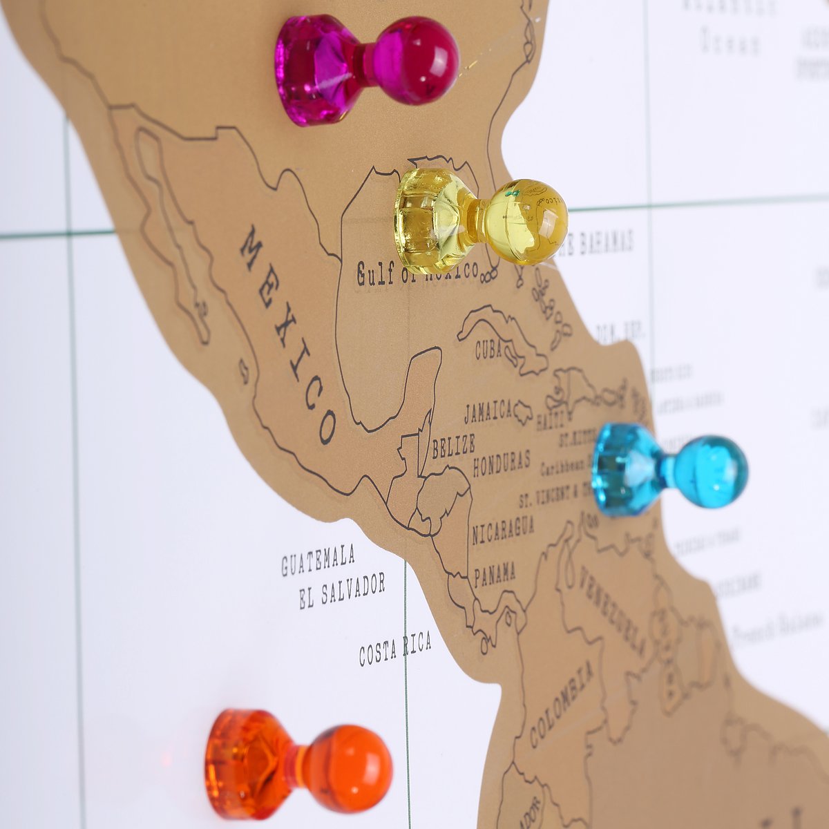 Chinchetas magnéticas, Charminer 50 imanes presas para puerta ...