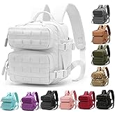 ONE WVW PIN 9L Mini Backpack for Women, 9L Small Hiking Backpack of Gym, Travel, Camping (White)