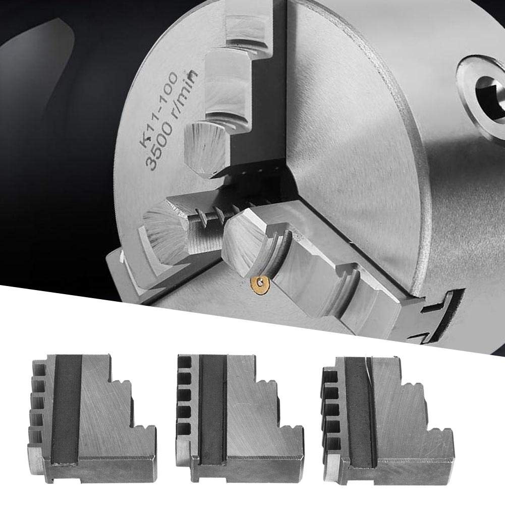 3 Pcs Jaw Chuck Set, External Jaw 4in Chuck, Mini Chuck Set, Lathe Chuck, Manual Lathe Chuck