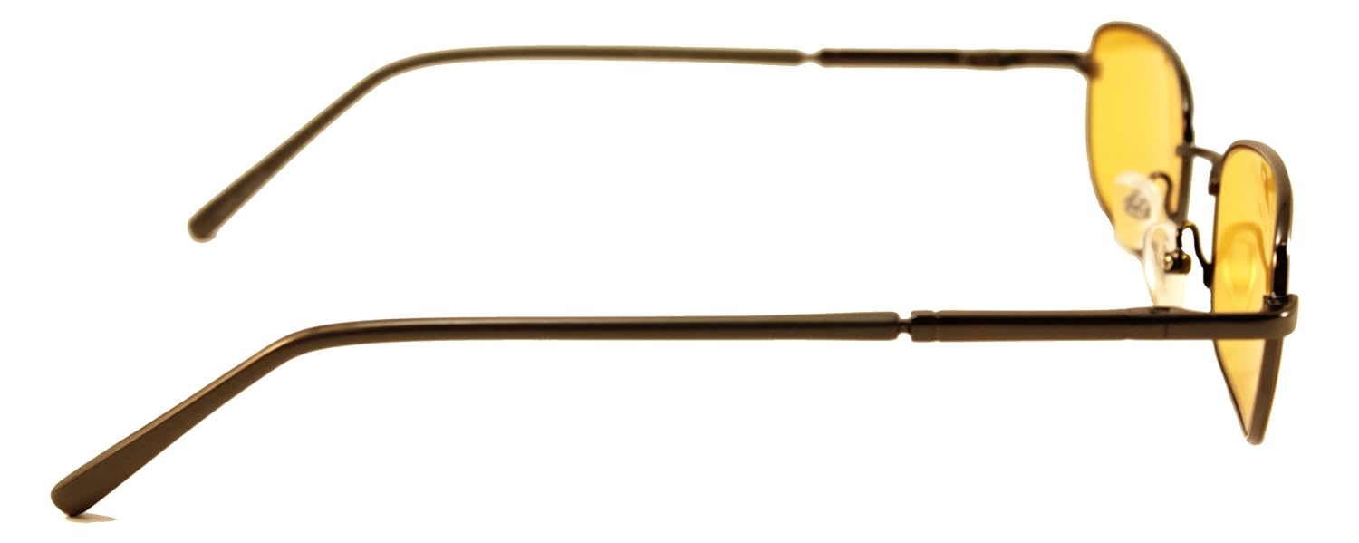 Amazon.com: Computer Glasses with Melanin [Melatonin Product Factor (MPF) Rated]- Natural Eye Protection, Block/Filter Blue Light, Better Sleep, ...