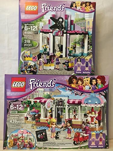 LEGO Friends Heartlake Hair Salon &amp; LEGO Friends Heartlake Cupcake Café
