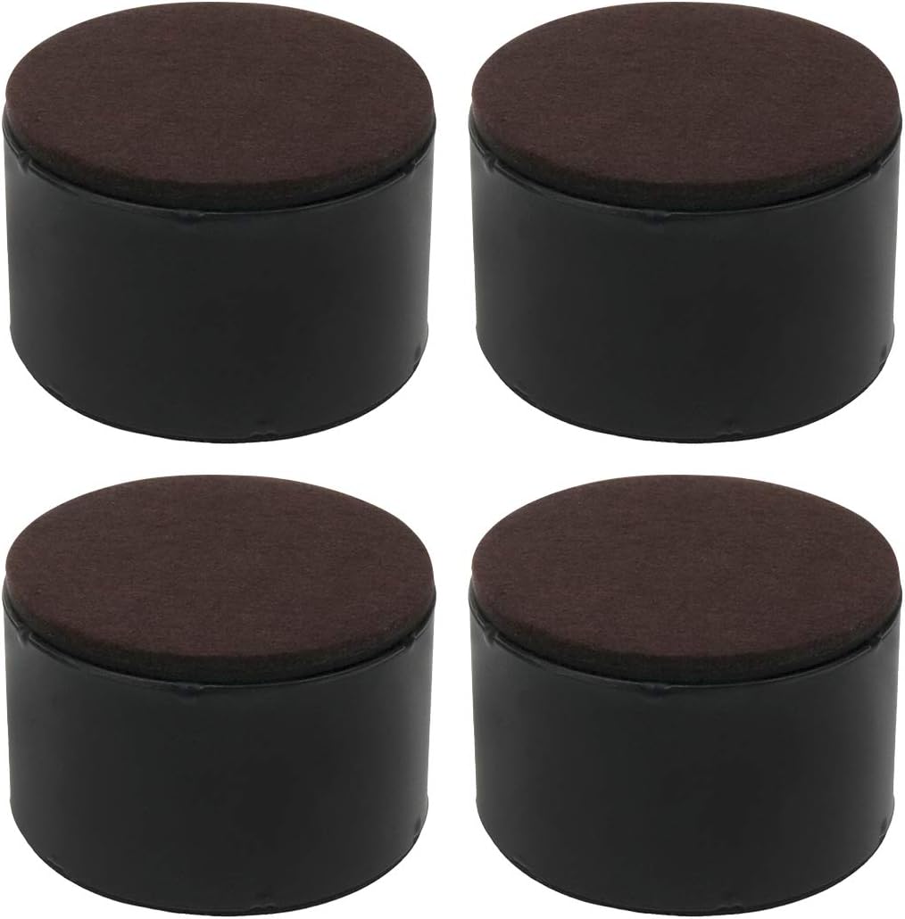 Semetall Furniture Risers 4 Pack Furniture Legs Pads 3.15x2