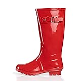 NORTY Waterproof Rain Boots for Women Size 8, Tall